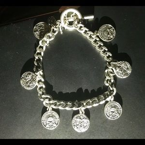 Lucky Brand Coin Charm Charm Bracelet